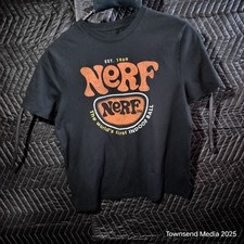 Nerf Shirt Mens (L) Black