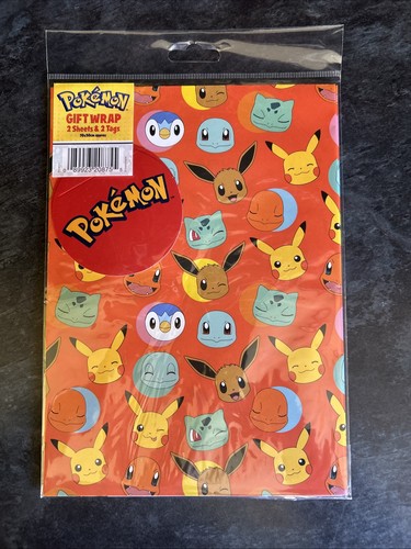 Pokemon gift wrap - pokemon,