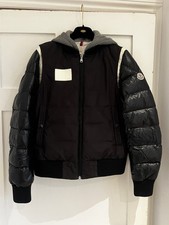 Moncler Boys Black Hooded Puffer Jacket Age 14