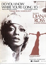 Sheet Music. "Do You Know Where You're Going To?" (Masser/Goffin) 1973