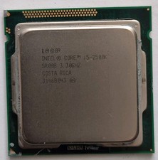 Intel Core I5 2500K 3.3GHz SR008 LGA 1155 Sandy Bridge 2nd Gen CPU Clockable