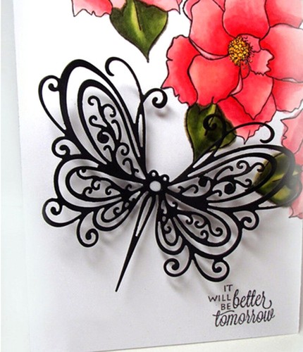 Metal cutting dies card - cutting,