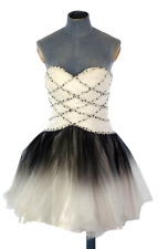 Party Tutu Dress Corset Top Tulle Skirt Prom Princess Size 2XS UK4 Gino Cerruti