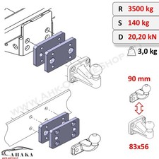 Tow Bar Adapter Plate from 2