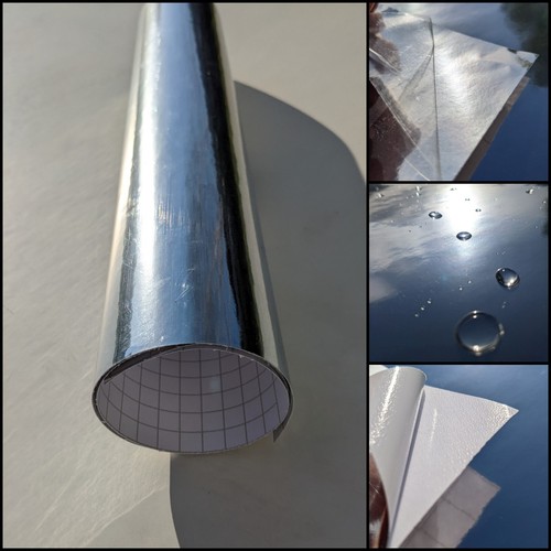 Mirror chrome silver vinyl - mirror,