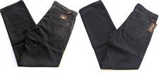Men's Black and Navy Straight Leg Velvet Cord Trouser Pants by MISH MASH