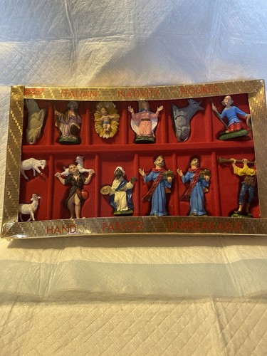 Vintage italian nativity - vintage,