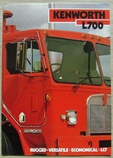 KENWORTH L700 Truck Australia Sales Brochure May 1985 Ref 2168 5/85 5M