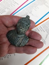 Bronze Roman Figure Head Of