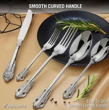 Luxury Silver Cutlery Set 30