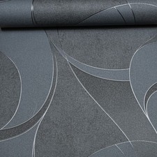 Plain Black Geometric Pattern