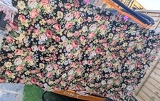 Fabric remnant floral - x2,