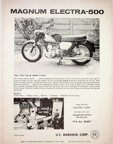 1967 marusho magnum electra - marusho,