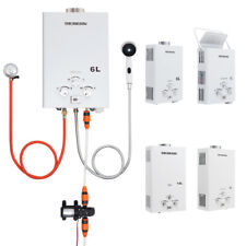Portable Instant Gas Water Heater Propane Camping Tankless w/ Shower Kit 5-10L