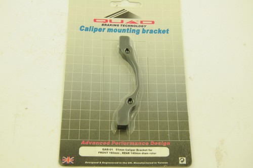 Quad 160mm front - 160mm, rear