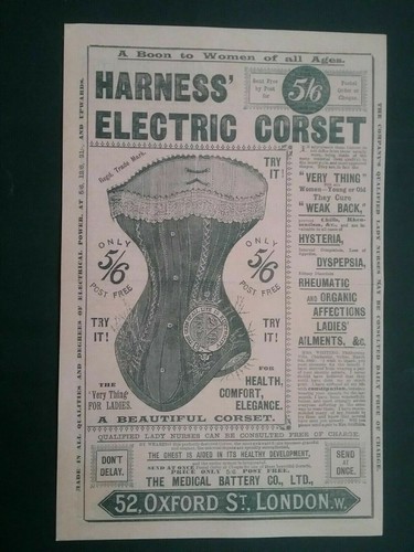 Victorian electric corset - victorian,