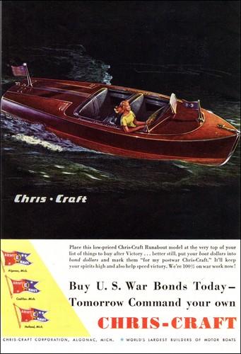 1944 era boat ad for - 1944,