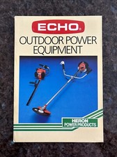 Echo Strimmer, Hedge Cutter Leaflet.. 1980’s Groundcare Garden Tool Stihl Webb