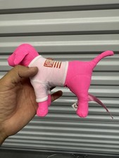 Victoria Secret PINK NATION Large 10" Dog Soft Plush Display Rare Ltd Ed