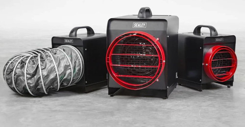 Sealey industrial fan heater - sealey,