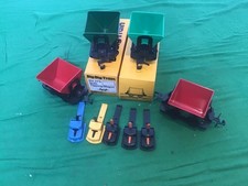 Triang Rovex Novo Big Big Train near mint switches & wagons inc rare dark green