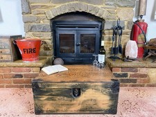 Old Antique Pine Chest
