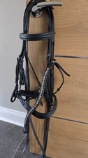 Beautiful English Bridles Full Size Black Double Bridle English SedgewickLeather