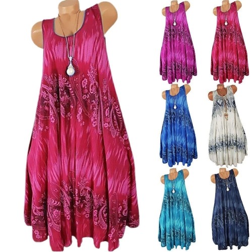 Womens boho summer beach midi - summer,