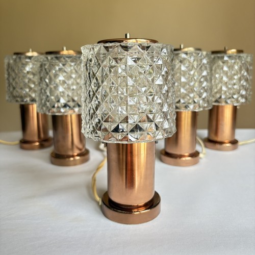 Vintage czech brass glass - vintage, brass&glass