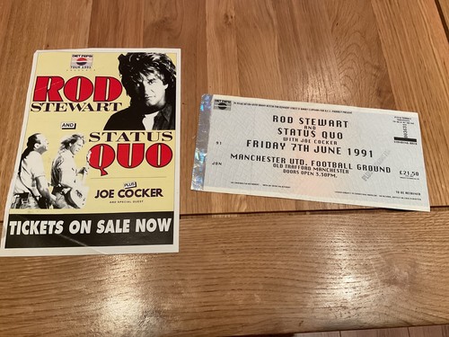 Status quo ticket stub and - status,