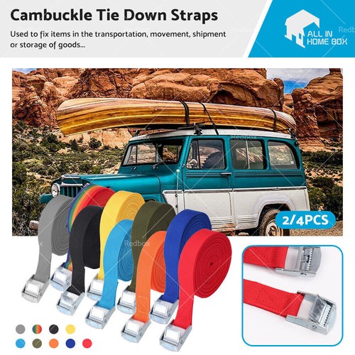 4pcs metal buckle cam tie - 2/4pcs,
