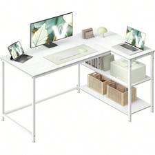 L-Shaped Gaming Desk with