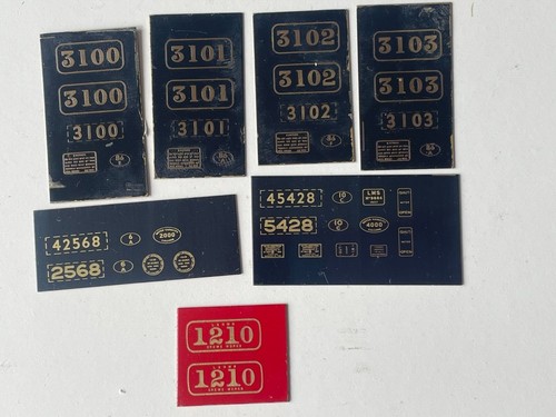 Gauge loco number plates - loco,