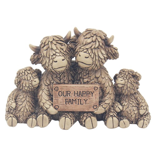 Hughie highland cow - cow, family