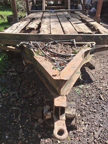 Tractor low loader trailer - low,