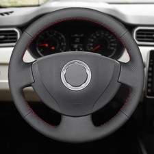 DIY Black Leather Steering