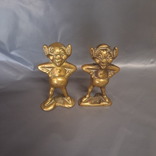 Pair vintage cornish lucky - of,