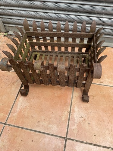 Vintage coal fire - fire, grate