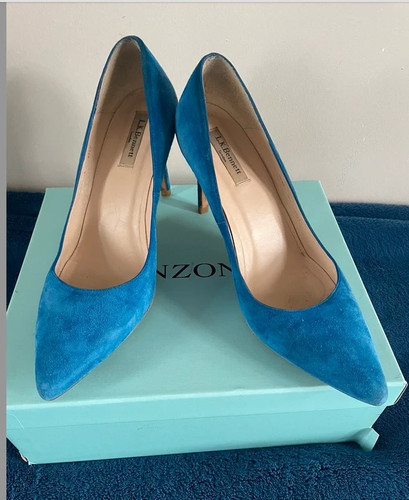 Bennett london blue - l.k.bennett, suede