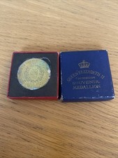 1953 Elizabeth II Coronation Souvenir Medallion Boxed (29650)