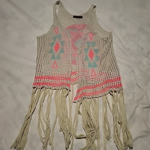 Womans crochet long fringe - womans,