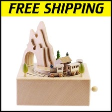 Charming Wooden Music Box with