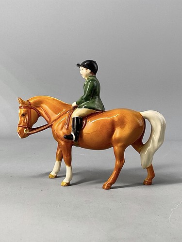 Beswick boy palomino pony - beswick,