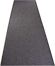 Carpet Runners Hallways 90x300cm AUCTION Runner Non Slip Back Dirt Stopper Grey
