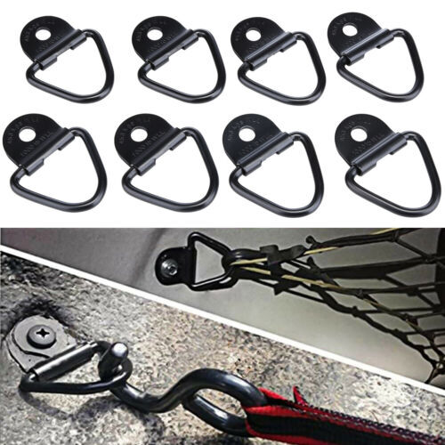 8pc tie down - tie, rings