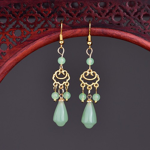 Green natural jade - natural, flower