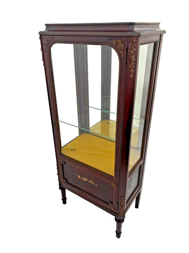 Antique curio china cabinet - antique,