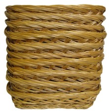12 x Shallow Wicker Trays -