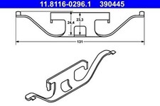Brake Caliper Spring ATE Fits