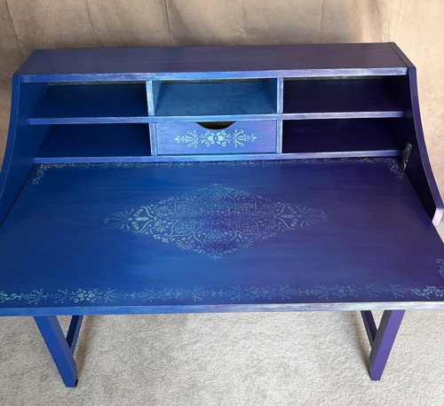 Painted blue purple - painted,